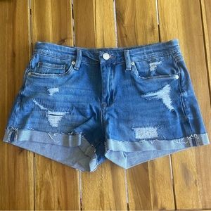 NWOT Blank NYC The Roll-Up Denim Shorts Size 27